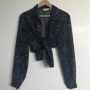 Vintage Gloria Vanderbilt Button Up Blouse